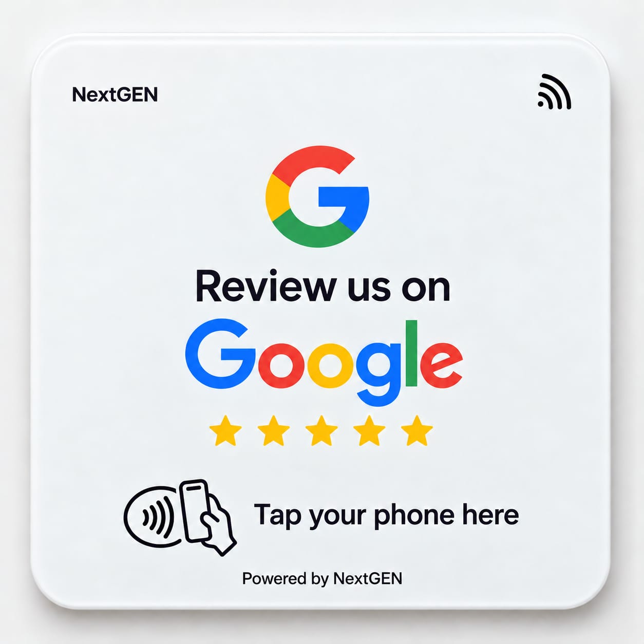 თეთრი NextGEN NFC ბარათი