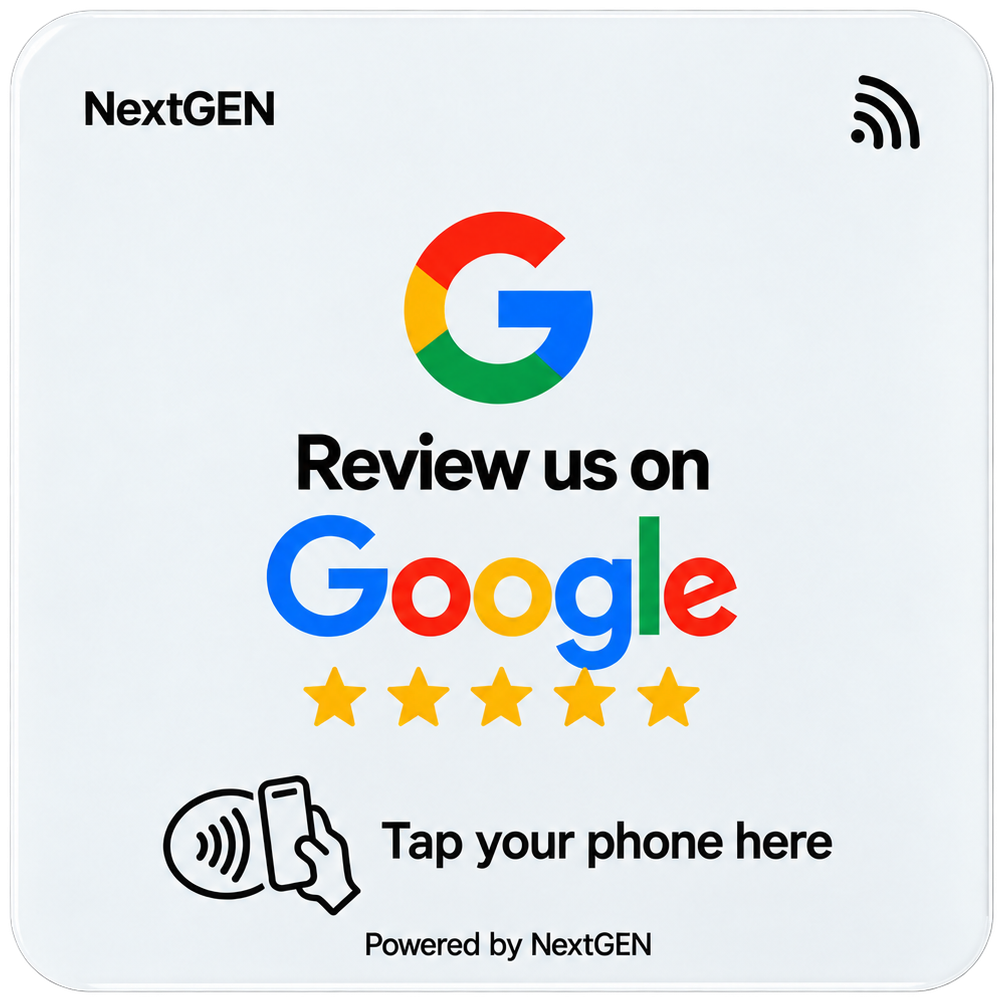 თეთრი NextGEN NFC ბარათი